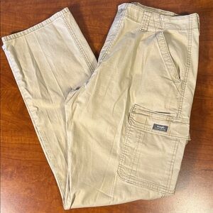 Wrangler Beige Khaki Cargo Pants 34x34 NWOT